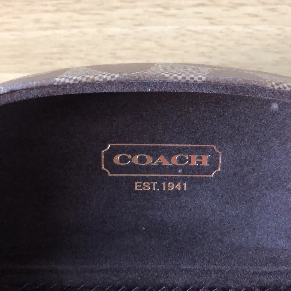 Coach sunglass case